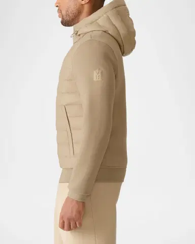 Mackage Men's Fletcher Mixed-Media Down Hooded Jacket | Thumbnail 5 Mackage Men's Fletcher Mixed-Media Down Hooded Jacket | Thumbnail 5