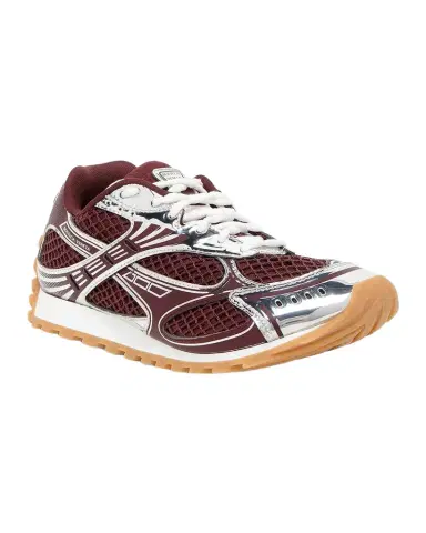 Bottega Veneta Women's Orbit Metallic Net Runner Sneakers | Thumbnail 1 Bottega Veneta Women's Orbit Metallic Net Runner Sneakers | Thumbnail 1