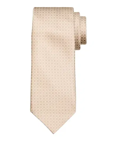 Stefano Ricci Men 's Geometric Circle Jacquard Silk Tie | Thumbnail 1 Stefano Ricci Men 's Geometric Circle Jacquard Silk Tie | Thumbnail 1