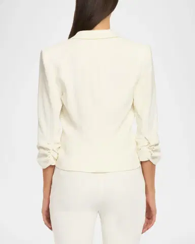 Cinq à Sept Khloe Petite Cropped 3/4-Sleeve Blazer | Thumbnail 2 Cinq à Sept Khloe Petite Cropped 3/4-Sleeve Blazer | Thumbnail 2