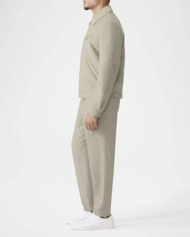 Mackage Men's Hayes Double-Face Herringbone Wool Shirt Jacket | Thumbnail 6 Mackage Men's Hayes Double-Face Herringbone Wool Shirt Jacket | Thumbnail 6
