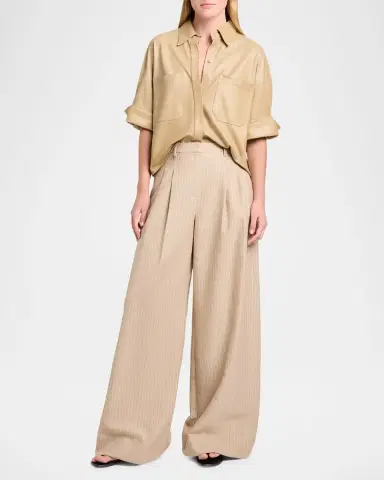 TWP Avery Linen-Blend Wide-Leg Pants | Thumbnail 2 TWP Avery Linen-Blend Wide-Leg Pants | Thumbnail 2