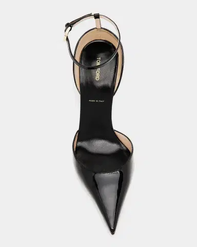 Tom Ford 105mm Patent Leather Ankle-Strap Pumps | Thumbnail 3 Tom Ford 105mm Patent Leather Ankle-Strap Pumps | Thumbnail 3