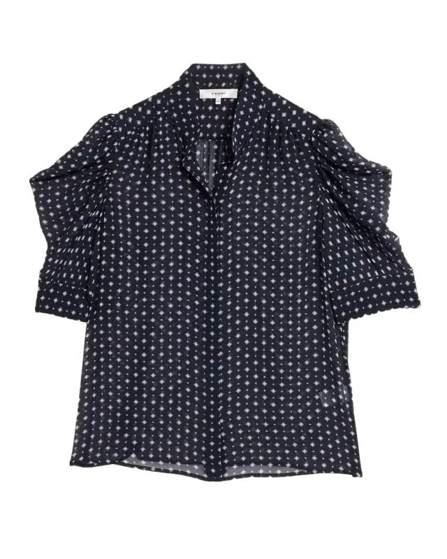The Tie Print Gillian Blouse The Tie Print Gillian Blouse
