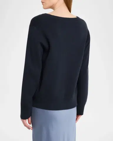 Vince Double-Face Cashmere V-Neck Sweater | Thumbnail 3 Vince Double-Face Cashmere V-Neck Sweater | Thumbnail 3
