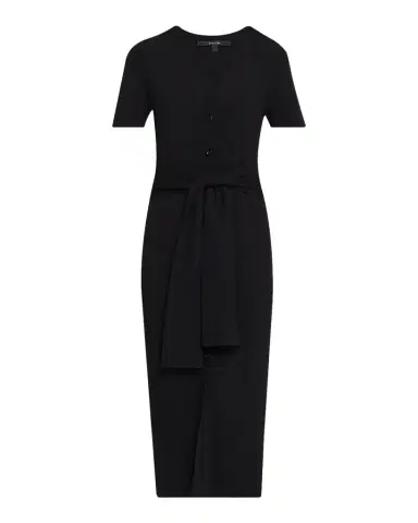 Toccin Agnes Ribbed Tie-Front Shirtdress | Thumbnail 1 Toccin Agnes Ribbed Tie-Front Shirtdress | Thumbnail 1