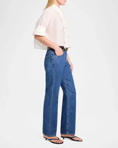 TWP Next Ex Cotton-Silk Ruffle Shirt | Thumbnail 4 TWP Next Ex Cotton-Silk Ruffle Shirt | Thumbnail 4