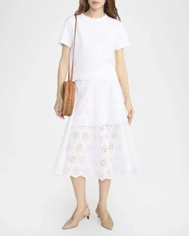 FRAME The Solstice Eyelet Skirt | Thumbnail 2 FRAME The Solstice Eyelet Skirt | Thumbnail 2