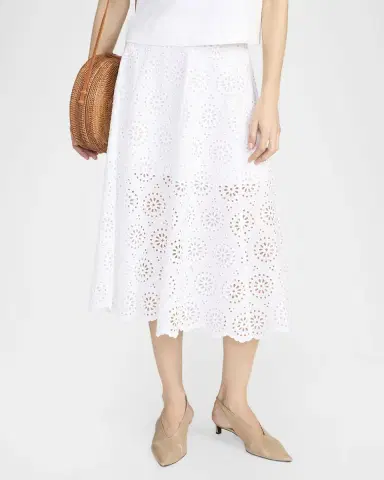 FRAME The Solstice Eyelet Skirt | Thumbnail 4 FRAME The Solstice Eyelet Skirt | Thumbnail 4