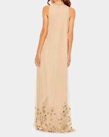 Mac Duggal Embellished Tulle Trapeze Gown | Thumbnail 3 Mac Duggal Embellished Tulle Trapeze Gown | Thumbnail 3