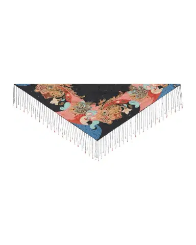 Etro Embroidered Paisley-Print Fringe Scarf | Thumbnail 1 Etro Embroidered Paisley-Print Fringe Scarf | Thumbnail 1