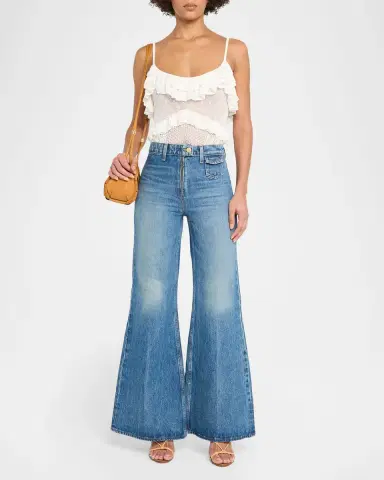 Ulla Johnson Odelia High-Rise Flare Jeans | Thumbnail 2 Ulla Johnson Odelia High-Rise Flare Jeans | Thumbnail 2
