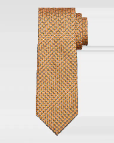 Brioni Men's Micro-Floral Silk Tie | Thumbnail 2 Brioni Men's Micro-Floral Silk Tie | Thumbnail 2