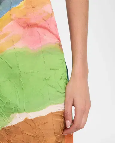 Ulla Johnson x Helen Frankenthaler Inez Satin Pencil Skirt | Thumbnail 5 Ulla Johnson x Helen Frankenthaler Inez Satin Pencil Skirt | Thumbnail 5