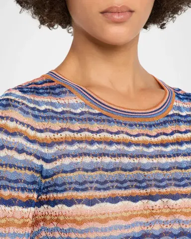 Ulla Johnson Lunaire Stripe Pointelle Knit Top | Thumbnail 5 Ulla Johnson Lunaire Stripe Pointelle Knit Top | Thumbnail 5
