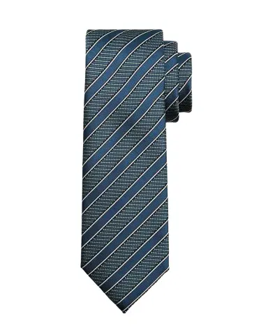 Brioni Men's Diagonal Stripe Jacquard Silk Tie | Thumbnail 1 Brioni Men's Diagonal Stripe Jacquard Silk Tie | Thumbnail 1