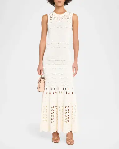 Ulla Johnson Lakshmi Knit Open-Work Maxi Dress | Thumbnail 2 Ulla Johnson Lakshmi Knit Open-Work Maxi Dress | Thumbnail 2