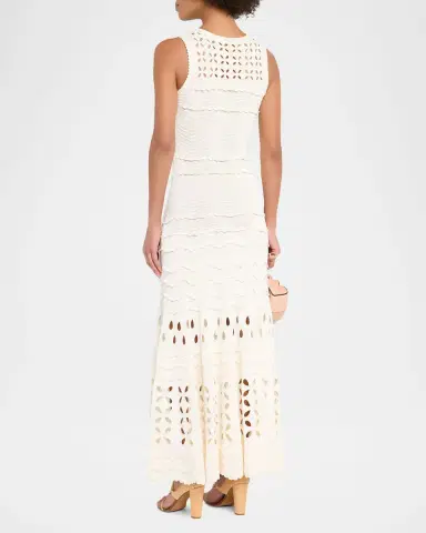 Ulla Johnson Lakshmi Knit Open-Work Maxi Dress | Thumbnail 3 Ulla Johnson Lakshmi Knit Open-Work Maxi Dress | Thumbnail 3
