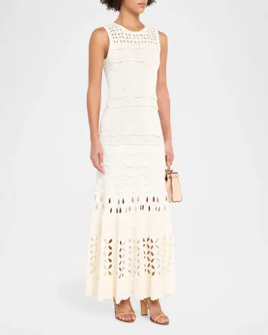 Ulla Johnson Lakshmi Knit Open-Work Maxi Dress | Thumbnail 4 Ulla Johnson Lakshmi Knit Open-Work Maxi Dress | Thumbnail 4