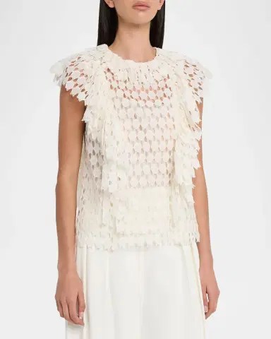 Ulla Johnson Daevy Lace Top | Thumbnail 4 Ulla Johnson Daevy Lace Top | Thumbnail 4