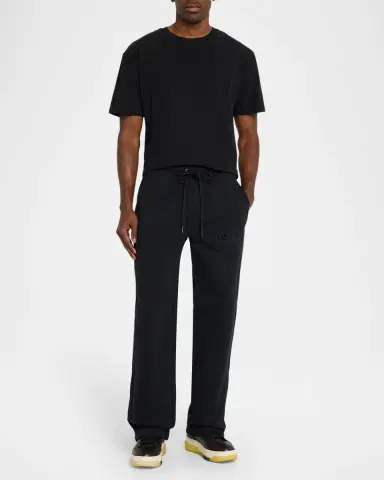 Ksubi Men's Embroidered Logo 4x4 Cotton Sweatpants | Thumbnail 2 Ksubi Men's Embroidered Logo 4x4 Cotton Sweatpants | Thumbnail 2