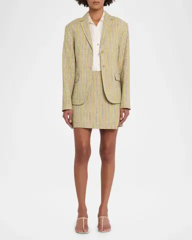 Ulla Johnson Matteo Stripe Jacket | Thumbnail 2 Ulla Johnson Matteo Stripe Jacket | Thumbnail 2