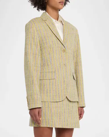 Ulla Johnson Matteo Stripe Jacket | Thumbnail 4 Ulla Johnson Matteo Stripe Jacket | Thumbnail 4