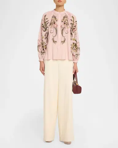 Kobi Halperin Heidi Sequin Floral-Print Blouse | Thumbnail 2 Kobi Halperin Heidi Sequin Floral-Print Blouse | Thumbnail 2