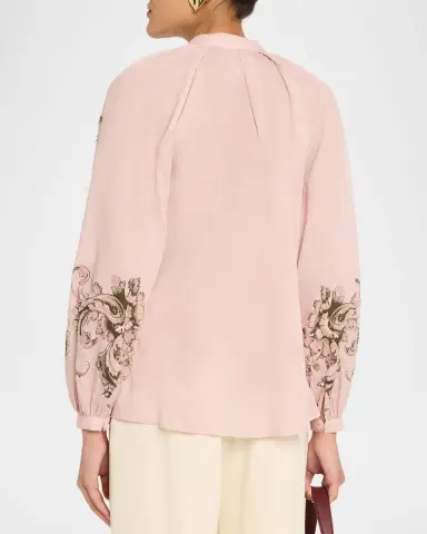 Kobi Halperin Heidi Sequin Floral-Print Blouse | Thumbnail 3 Kobi Halperin Heidi Sequin Floral-Print Blouse | Thumbnail 3
