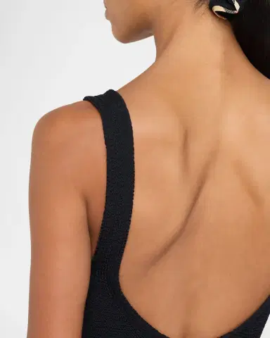 Burberry x Hunza G Domino Check Ring One-Piece Swimsuit | Thumbnail 4 Burberry x Hunza G Domino Check Ring One-Piece Swimsuit | Thumbnail 4