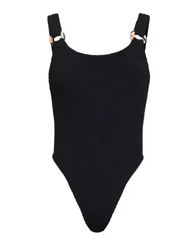 Burberry x Hunza G Domino Check Ring One-Piece Swimsuit | Thumbnail 1 Burberry x Hunza G Domino Check Ring One-Piece Swimsuit | Thumbnail 1