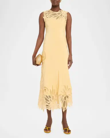 Ulla Johnson Idra Embroidered Silk Dress | Thumbnail 2 Ulla Johnson Idra Embroidered Silk Dress | Thumbnail 2