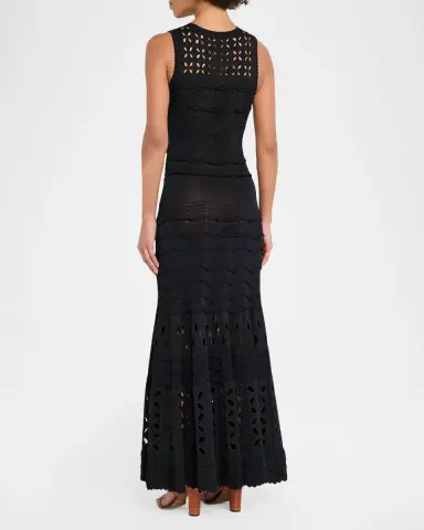 Ulla Johnson Lakshmi Knit Open-Work Maxi Dress | Thumbnail 3 Ulla Johnson Lakshmi Knit Open-Work Maxi Dress | Thumbnail 3