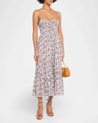 Ulla Johnson Aydin Cami Midi Dress | Thumbnail 4 Ulla Johnson Aydin Cami Midi Dress | Thumbnail 4