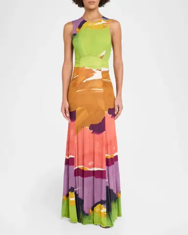 Ulla Johnson x Helen Frankenthaler Lana Sleeveless Jersey Maxi Dress | Thumbnail 2 Ulla Johnson x Helen Frankenthaler Lana Sleeveless Jersey Maxi Dress | Thumbnail 2