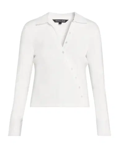 Veronica Beard Brenner Long-Sleeve Asymmetric Button Top | Thumbnail 1 Veronica Beard Brenner Long-Sleeve Asymmetric Button Top | Thumbnail 1