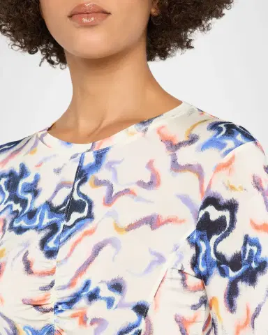 Ulla Johnson Neri Printed Long-Sleeve Top | Thumbnail 5 Ulla Johnson Neri Printed Long-Sleeve Top | Thumbnail 5