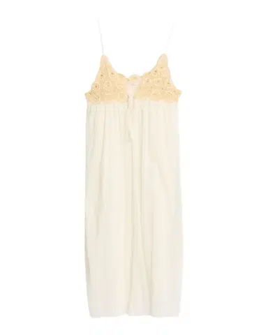 Ulla Johnson Zadie Crochet-Trim Gauze Midi Dress Coverup | Thumbnail 1 Ulla Johnson Zadie Crochet-Trim Gauze Midi Dress Coverup | Thumbnail 1