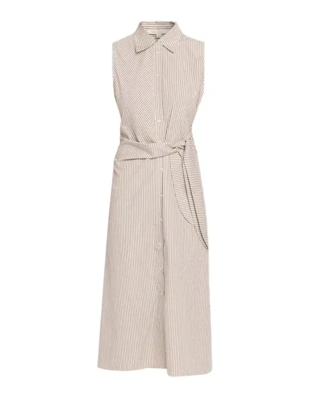 The Good Behavior Striped Midi Dress The Good Behavior Striped Midi Dress