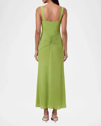 NICHOLAS Calia Ruched Cowl-Neck Maxi Dress | Thumbnail 3 NICHOLAS Calia Ruched Cowl-Neck Maxi Dress | Thumbnail 3