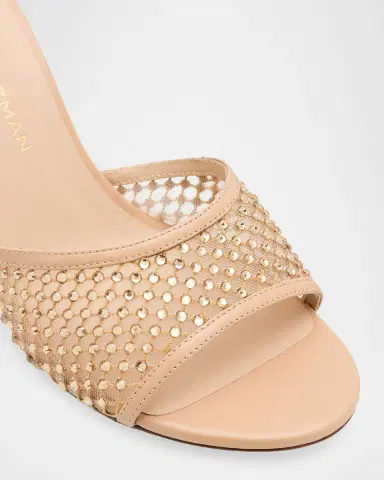 Stuart Weitzman 5mm Bareitall Mesh and Leather Sandals | Thumbnail 5 Stuart Weitzman 5mm Bareitall Mesh and Leather Sandals | Thumbnail 5