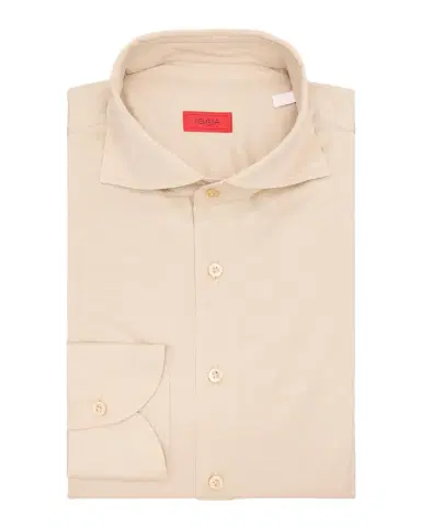 Isaia Cotton Jersey Shirt | Thumbnail 1 Isaia Cotton Jersey Shirt | Thumbnail 1