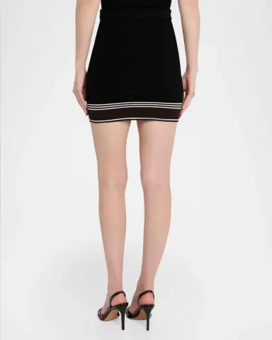 Amiri MA Stripe Rib Mini Skirt | Thumbnail 3 Amiri MA Stripe Rib Mini Skirt | Thumbnail 3