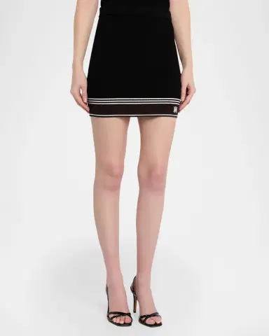 Amiri MA Stripe Rib Mini Skirt | Thumbnail 4 Amiri MA Stripe Rib Mini Skirt | Thumbnail 4