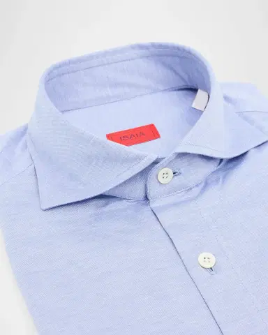 Isaia Cotton Jersey Shirt | Thumbnail 2 Isaia Cotton Jersey Shirt | Thumbnail 2