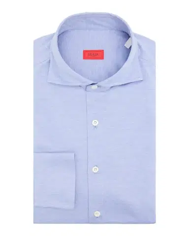 Isaia Cotton Jersey Shirt | Thumbnail 3 Isaia Cotton Jersey Shirt | Thumbnail 3