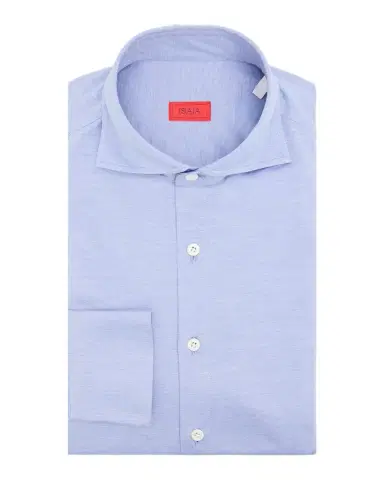 Isaia Cotton Jersey Shirt | Thumbnail 1 Isaia Cotton Jersey Shirt | Thumbnail 1