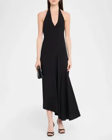 A.L.C. Celina Linen-Blend Halter Dress | Thumbnail 2 A.L.C. Celina Linen-Blend Halter Dress | Thumbnail 2
