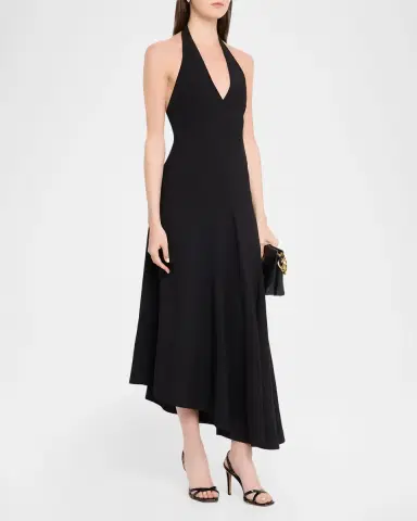 A.L.C. Celina Linen-Blend Halter Dress | Thumbnail 4 A.L.C. Celina Linen-Blend Halter Dress | Thumbnail 4