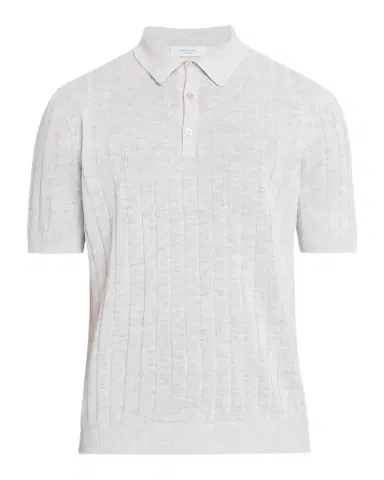 Boglioli Men's Linen and Cotton Flat Rib Short-Sleeve Polo Sweater | Thumbnail 1 Boglioli Men's Linen and Cotton Flat Rib Short-Sleeve Polo Sweater | Thumbnail 1